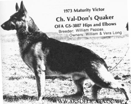 CH (US) Val-Don's Quaker